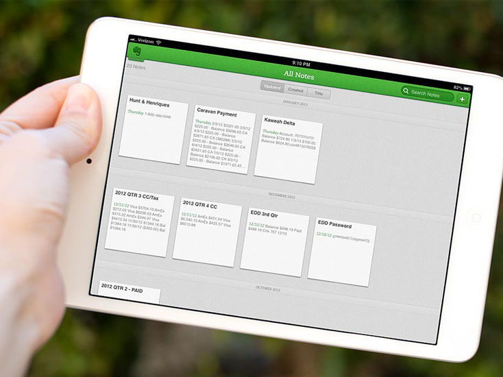 how to use evernote for life planning