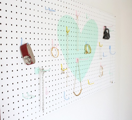 Detailed Design Pegboard // Pegboards That Live Outside The Box // simplyspaced.com