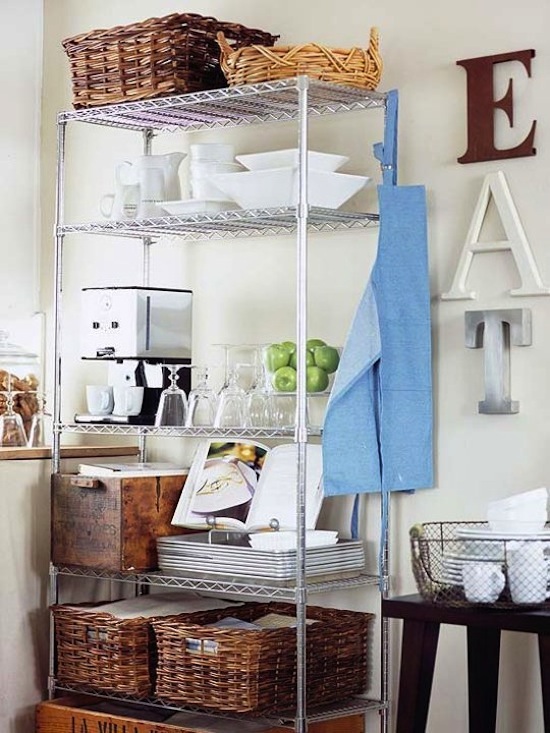 Party Central // 7 Ways to Organize Using Wire Shelving // simplyspaced.com