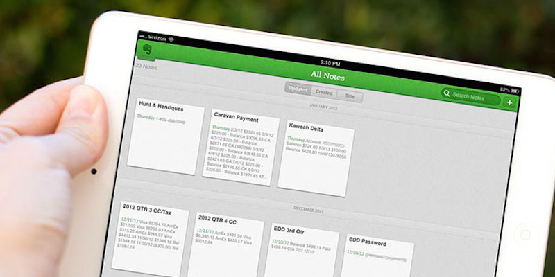 How to Organize your life with Evernote