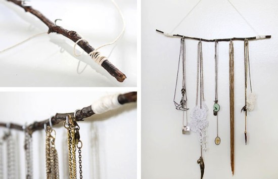 S-Hooks for Necklaces and Bracelets // 14 ways to Organize with S-Hooks // simplyspaced.com