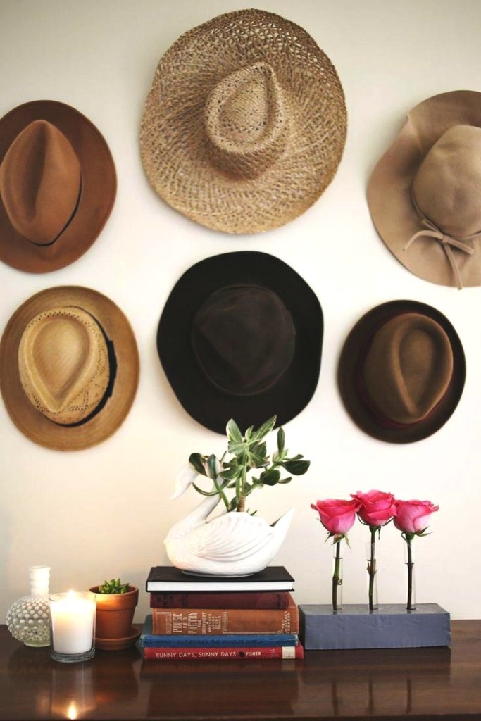 Unlimited Options for Storing and Organizing Hats // 18 Hat Organizing Ideas for Summer// simplyspaced.com