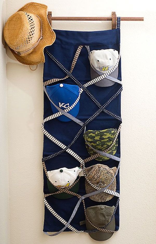Unlimited Options for Storing and Organizing Hats // 18 Hat Organizing Ideas for Summer// simplyspaced.com