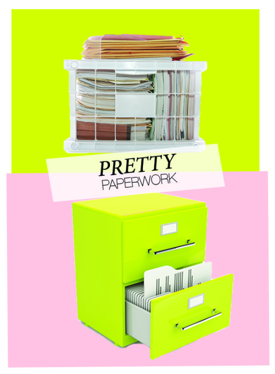 Top 5 Tips for Filing // Pretty Paperwork: How to Organize Your Files // simplyspaced.com