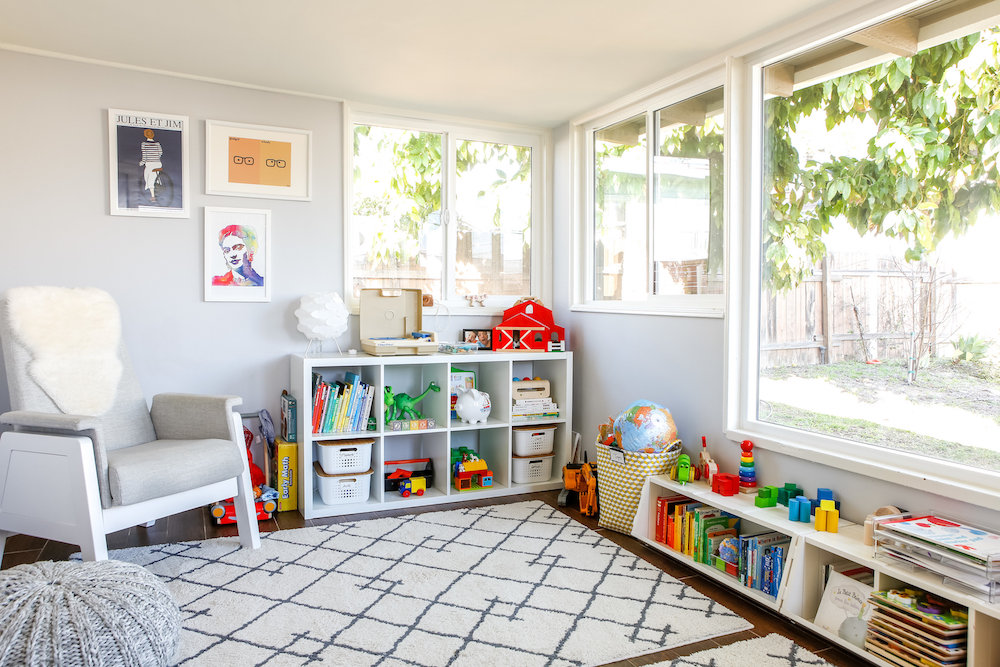 SIMPLY SPACED // Kids Playroom Organizing & Styling Tips // toy storage