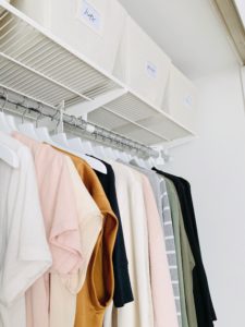 Color-coding the closet - an organizers secret weapon